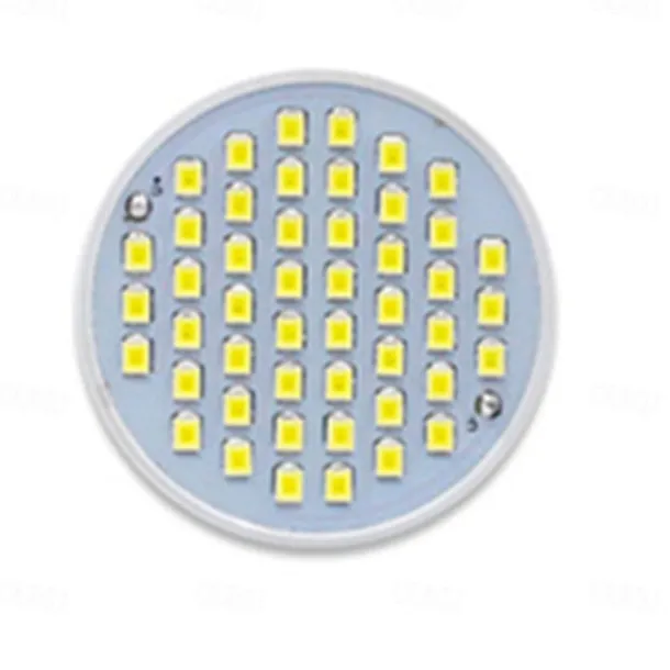 10pcs GU10 LED Spotlight Bulbs - AC 220V, 2835 SMD LED Lamp, 48/60/80 LEDs, Energy-Saving Indoor Lighting for Home and Office