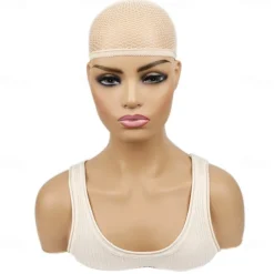 6pcs Hair Net for Wig Open End Mesh Net Wig Caps Mesh Wig Cap for Women
