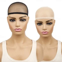 6pcs Hair Net for Wig Open End Mesh Net Wig Caps Mesh Wig Cap for Women