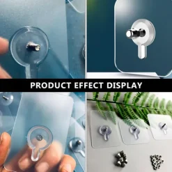 10pcs Heavy Duty Wall Hangers Garland Hooks Outdoor Self Adhesive Wall Hooks Without Nails Wall Hooks for Hanging Wall Hangers Adhesive Hooks, Stick Sticky Wall Hooks Magnetic Purse Hanger