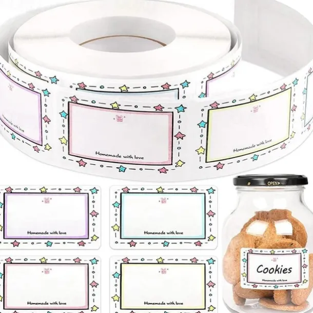 250pcs Holiday Kitchen Labels, Mark Sticker Self-Adhesive Sticker Label, Perfect for Decorating Jars & Seasoning Containers!