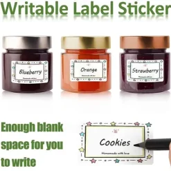 250pcs Holiday Kitchen Labels, Mark Sticker Self-Adhesive Sticker Label, Perfect for Decorating Jars & Seasoning Containers!
