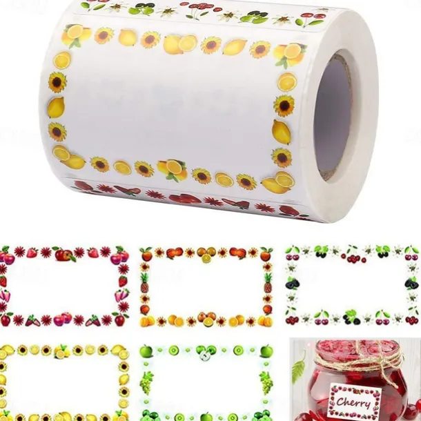 250pcs Holiday Kitchen Labels, Mark Sticker Self-Adhesive Sticker Label, Perfect for Decorating Jars & Seasoning Containers!