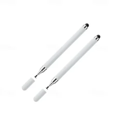 2pcs 2-in-1 Double-Headed Capacitive Stylus Pen High Sensitivity Precision Universal For Ipad IPhone Tablets Touch Screens
