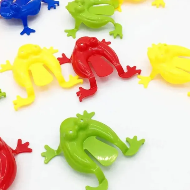 40pcs Jumping Frog Bounce Fidget Toys Kids Novelty Assorted Stress Reliever Toys Children Birthday Gift Party Favor Creative Small Gift Holiday Accessory Birthday Party Supplies Birthday Gift