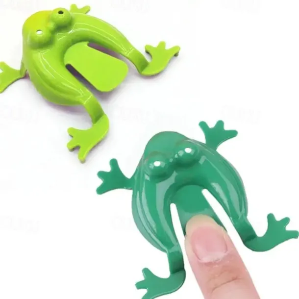 40pcs Jumping Frog Bounce Fidget Toys Kids Novelty Assorted Stress Reliever Toys Children Birthday Gift Party Favor Creative Small Gift Holiday Accessory Birthday Party Supplies Birthday Gift