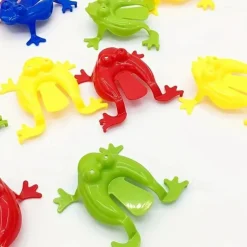 100pcs Jumping Frog Bouncing Restless Toys, Novel Toys, Favored For Parties, Creative Small Gifts, Holiday Accessories, Party Supplies, Birthday Christmas Halloween Thanksgiving Gift