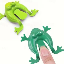 100pcs Jumping Frog Bouncing Restless Toys, Novel Toys, Favored For Parties, Creative Small Gifts, Holiday Accessories, Party Supplies, Birthday Christmas Halloween Thanksgiving Gift