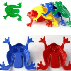 100pcs Jumping Frog Bouncing Restless Toys, Novel Toys, Favored For Parties, Creative Small Gifts, Holiday Accessories, Party Supplies, Birthday Christmas Halloween Thanksgiving Gift