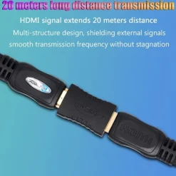 2PCS 4K HDMI Extender Female To Female Converter Extension Adapter For Monitor Display Laptop PS4/3 PC TV Hdmi Cable Extension