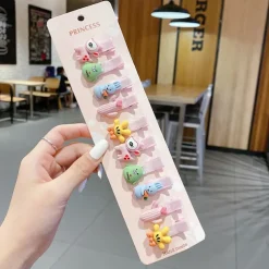 10pcs Kids Girls' Hair Accessories Party Halloween Floral 13# Ball Animal 10-piece Set 10# Grape Pumpkin 10-piece set