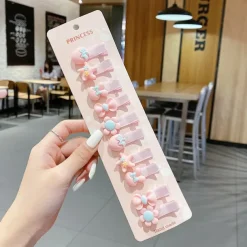 10pcs Kids Girls' Hair Accessories Party Halloween Floral 13# Ball Animal 10-piece Set 10# Grape Pumpkin 10-piece set