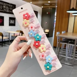 10pcs Kids Girls' Hair Accessories Party Halloween Floral 13# Ball Animal 10-piece Set 10# Grape Pumpkin 10-piece set