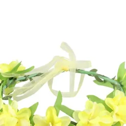 1pcs Kids Girls' Hair Accessories Active Sweet Party Birthday Floral Floral Style Yellow Pink