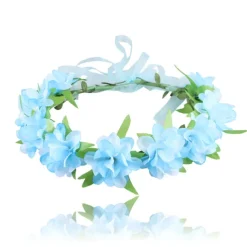 1pcs Kids Girls' Hair Accessories Active Sweet Party Birthday Floral Floral Style Yellow Pink