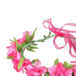 1pcs Kids Girls' Hair Accessories Active Sweet Party Birthday Floral Floral Style Yellow Pink