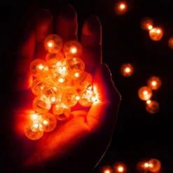 50pcs Led Balloon Light Small Led Light Round Led Ball Light Suitable for Balloon Birthday Party Activities Fun Indoor and Outdoor Wedding Decoration Supplies