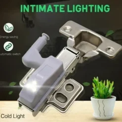 10PCS LED Cabinet Light LED Inner Hinge Lamp Closet Light Battery Wireless Lamp Universal Wardrobe Cupboard Sensor Lighting