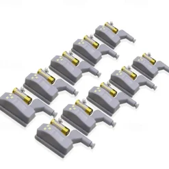 10PCS LED Cabinet Light LED Inner Hinge Lamp Closet Light Battery Wireless Lamp Universal Wardrobe Cupboard Sensor Lighting