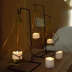 12pcs LED Flameless Timer Candles Long Lasting Battery Operated Tea Lights for Christmas Halloween Wedding Table Decorations Warm White