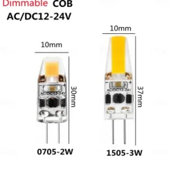 10pcs LED G4 Bulb AC/DC12-24V COB LED Light Replace Traditional of Halogen Bulb Silica gel Lamp for Pendant Lighting Fixture Home
