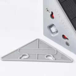 2pcs LED Groud Lights Solar Step Lights Outdoor Stair Lights LED Lens Design Super Bright IP67 Waterproof Anti-theft Stair Light Decor Lighting For Garden Deck Garden Lamp