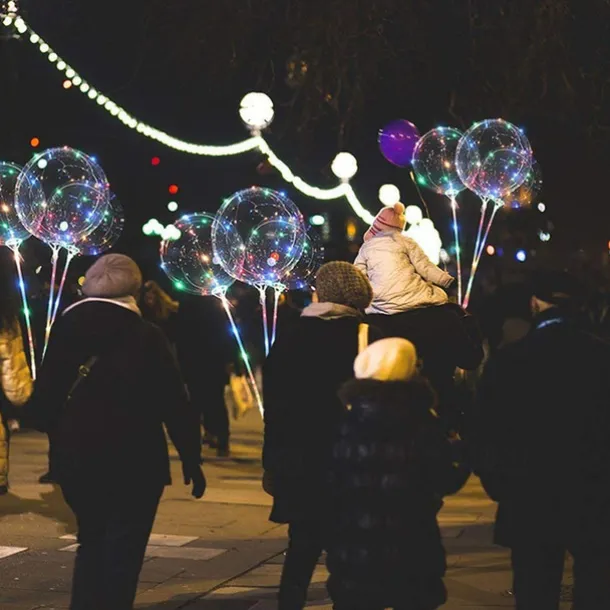 10PCS LED Light up Balloon LED String Lights 16” Colorful Luminous Prom Decorations Balloons Lights for Wedding, Party, Birthday & Room Decor