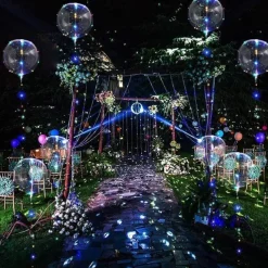10PCS LED Light up Balloon LED String Lights 16” Colorful Luminous Prom Decorations Balloons Lights for Wedding, Party, Birthday & Room Decor