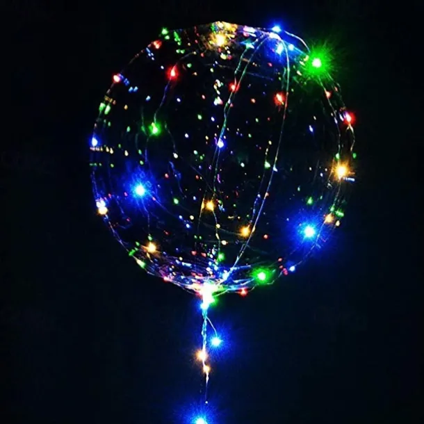 10PCS LED Light up Balloon LED String Lights 16” Colorful Luminous Prom Decorations Balloons Lights for Wedding, Party, Birthday & Room Decor