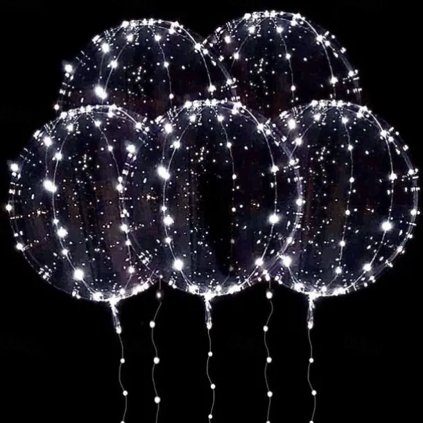 10PCS LED Light up Balloon LED String Lights 16” Colorful Luminous Prom Decorations Balloons Lights for Wedding, Party, Birthday & Room Decor