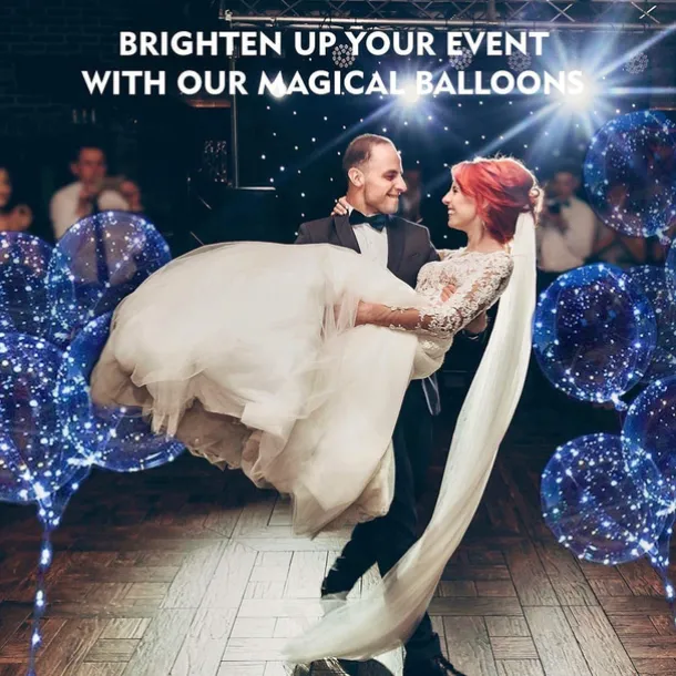 10PCS LED Light up Balloon LED String Lights 16” Colorful Luminous Prom Decorations Balloons Lights for Wedding, Party, Birthday & Room Decor