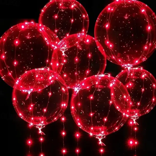 10PCS LED Light up Balloon LED String Lights 16” Colorful Luminous Prom Decorations Balloons Lights for Wedding, Party, Birthday & Room Decor
