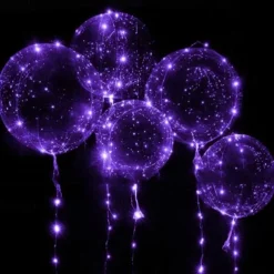 10PCS LED Light up Balloon LED String Lights 16” Colorful Luminous Prom Decorations Balloons Lights for Wedding, Party, Birthday & Room Decor