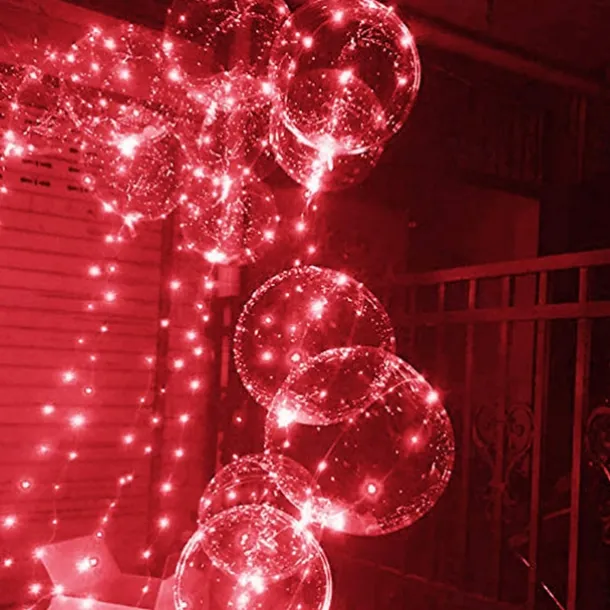 10PCS LED Light up Balloon LED String Lights 16” Colorful Luminous Prom Decorations Balloons Lights for Wedding, Party, Birthday & Room Decor