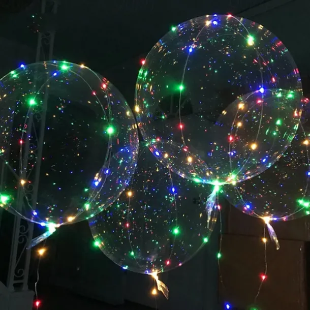 10PCS LED Light up Balloon LED String Lights 16” Colorful Luminous Prom Decorations Balloons Lights for Wedding, Party, Birthday & Room Decor