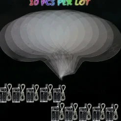 10PCS LED Light up Balloon LED String Lights 16” Colorful Luminous Prom Decorations Balloons Lights for Wedding, Party, Birthday & Room Decor