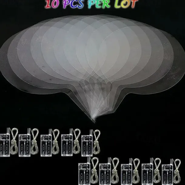 10PCS LED Light up Balloon LED String Lights 16” Colorful Luminous Prom Decorations Balloons Lights for Wedding, Party, Birthday & Room Decor