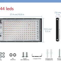 1/2pcs LED Plant Grow Lights Full Spectrum Bulb Phytolamp for Plants Light Hydroponic Lamp Greenhouse Flower Seed Grow Tent