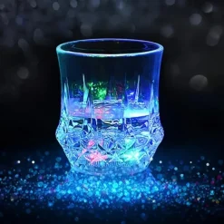 2/5/10pcs Light Up Cups Glow In The Dark Party Supplies Colorful LED Glowing Beer Cup For Party Birthday Christmas Disco