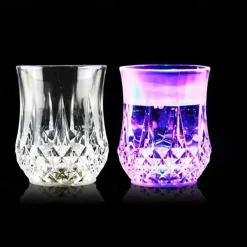 2/5/10pcs Light Up Cups Glow In The Dark Party Supplies Colorful LED Glowing Beer Cup For Party Birthday Christmas Disco