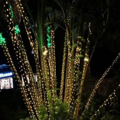 2pcs 20M LED String Lights, USB Fairy String Lights 400 LEDs Warm White, White, Blue Outdoor for Christmas Flexible Decoration