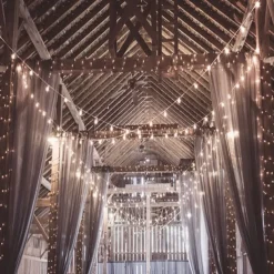 2pcs 20M LED String Lights, USB Fairy String Lights 400 LEDs Warm White, White, Blue Outdoor for Christmas Flexible Decoration