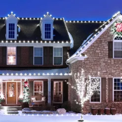 2pcs 20M LED String Lights, USB Fairy String Lights 400 LEDs Warm White, White, Blue Outdoor for Christmas Flexible Decoration