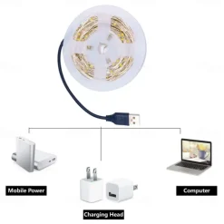 2pcs 20M LED String Lights, USB Fairy String Lights 400 LEDs Warm White, White, Blue Outdoor for Christmas Flexible Decoration