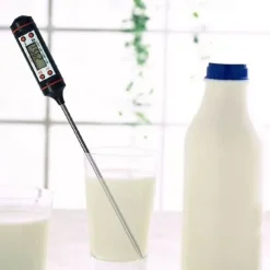 1pcs Meat Thermometer Digital BBQ Thermometer Electronic Cooking Food Thermometer Probe Water Milk Kitchen Oven Thermometer Tools