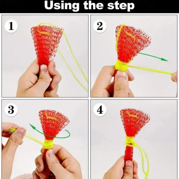 100pcs Melon Hammock Watermelon Nets Heavy Duty Watermelon Net for Garden Melon Net for Trellis Vertical Garden Growing Honeydew Melon Nets with Drawstring