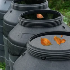 2Pcs Mesh Cover for Rain Barrels with Drawstring Water Collection Buckets Tank Protector Screen for Preventing Fallen Leaves in Outdoor Garden Eaves