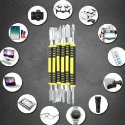 6pcs Metal Crowbar Set, Small Metal Spudgers, Opening Pry Tools, Disassembly Tools For Mobile Phones And Digital Home Appliances