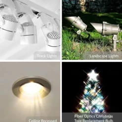 6pcs MR11 Halogen Bulbs 12V 20W Dimmable Spotlight Warm White Light