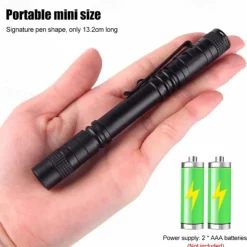 6pcs Multi-Function UV Flashlight, Waterproof Outdoor Black Light Lanterns & Pathway with Lighting Function, Purple 3.2V 3W for Pool Camping Courtyard